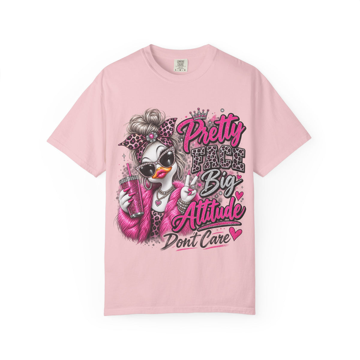 Pretty Big Attitude T‑Shirt — Cute Sassy Graphic Tee