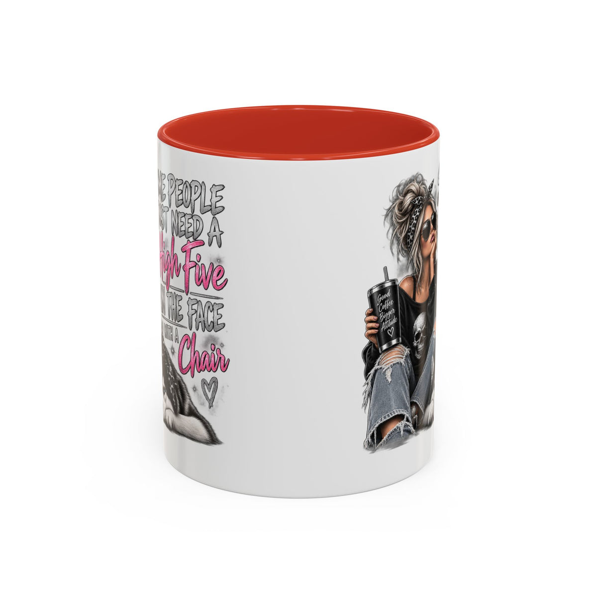 “Some People Just Need a High Five” Mug