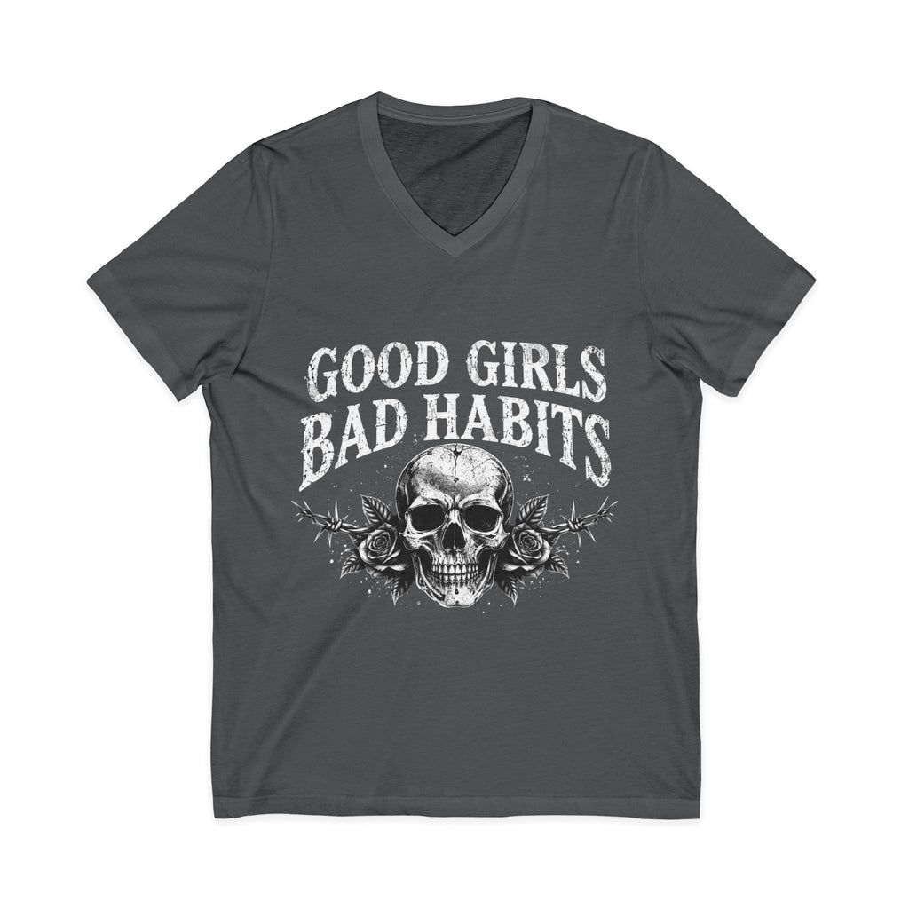 Unisex Jersey Short Sleeve V-Neck Tee