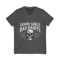 Unisex Jersey Short Sleeve V-Neck Tee