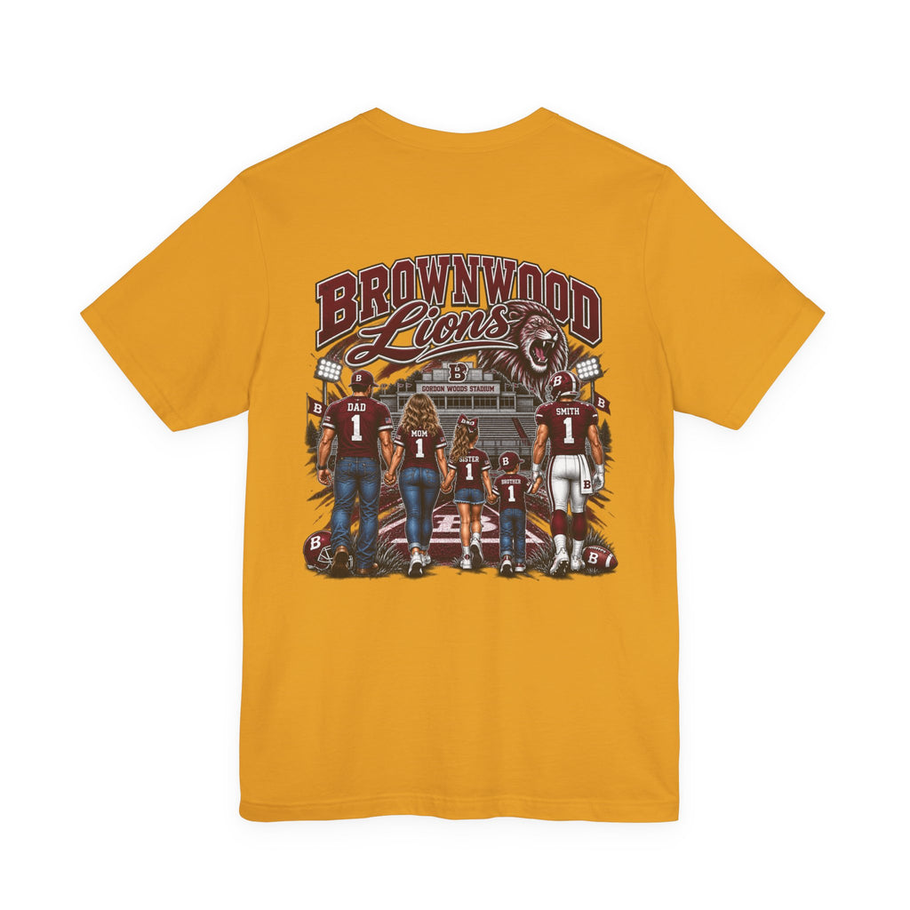 Brownwood Lions Family Football Graphic T-Shirt