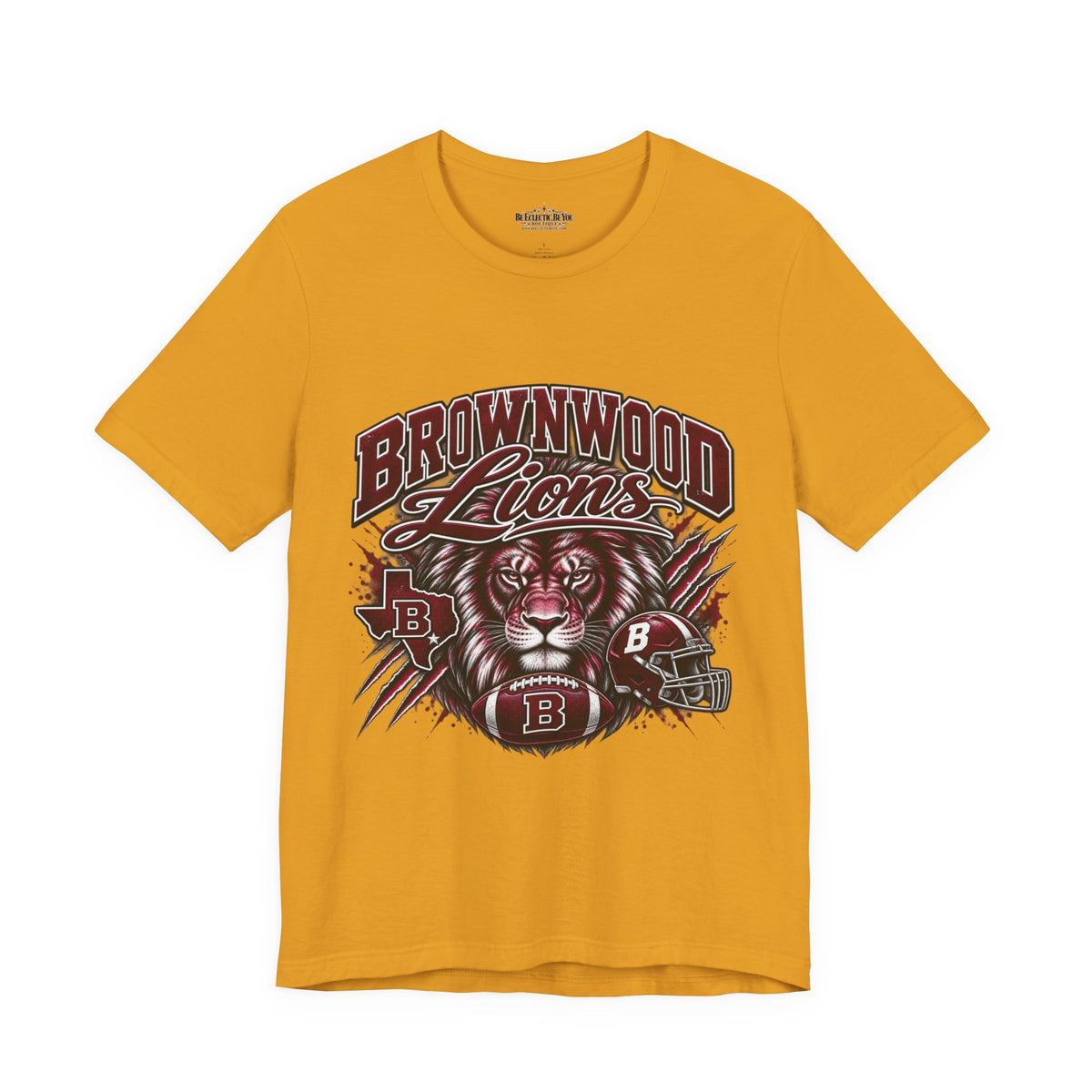 Brownwood Lions Mascot Jersey T-Shirt