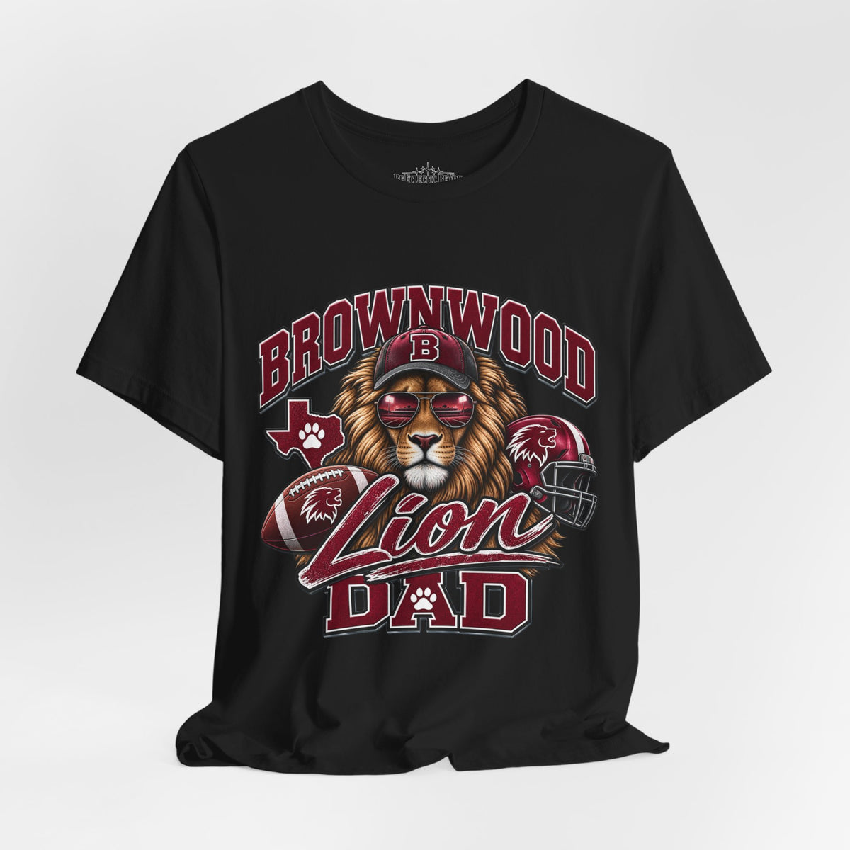 Brownwood Lion Dad Graphic T-Shirt