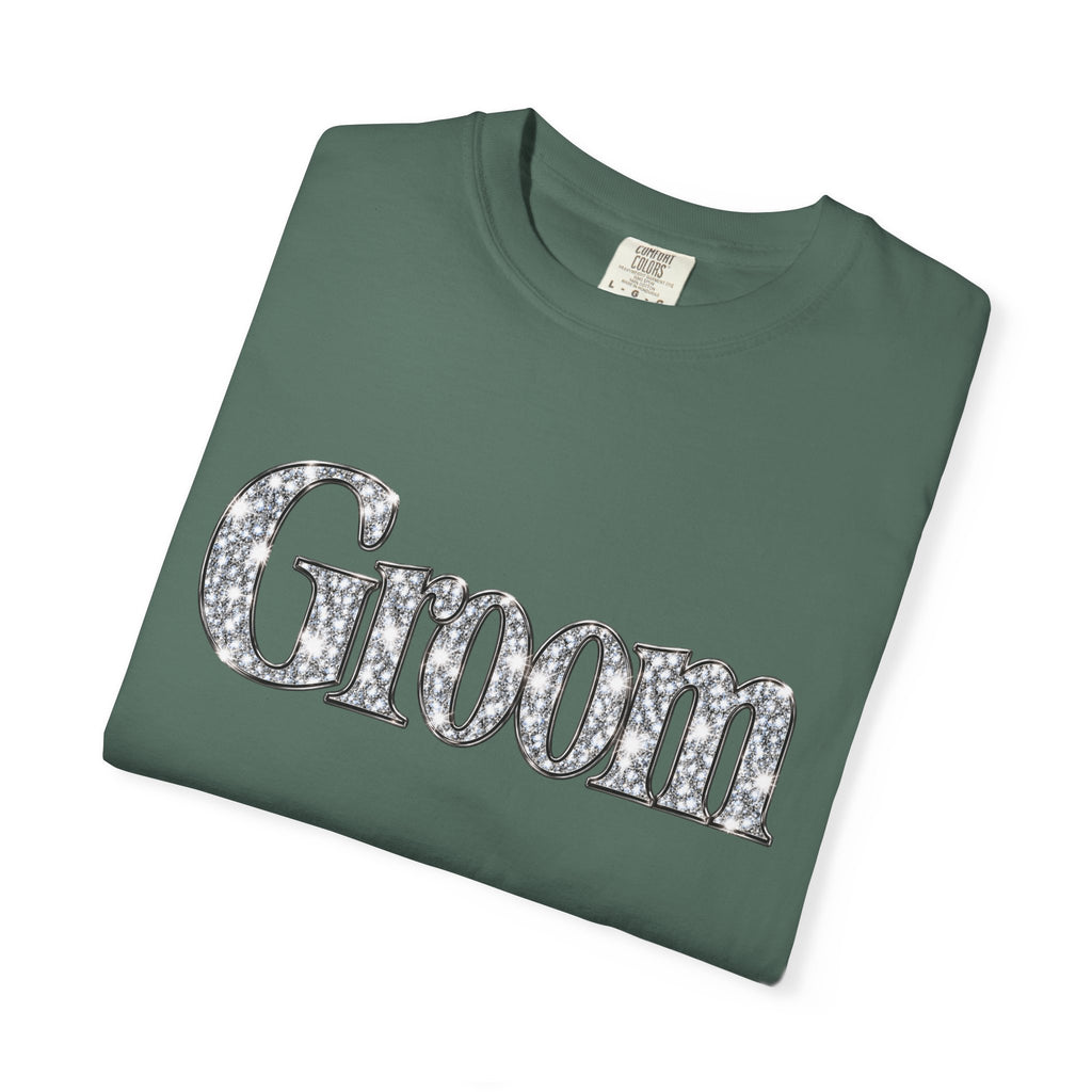Groom Logo T-Shirt — Wedding Party Tee for Groom and Groomsmen