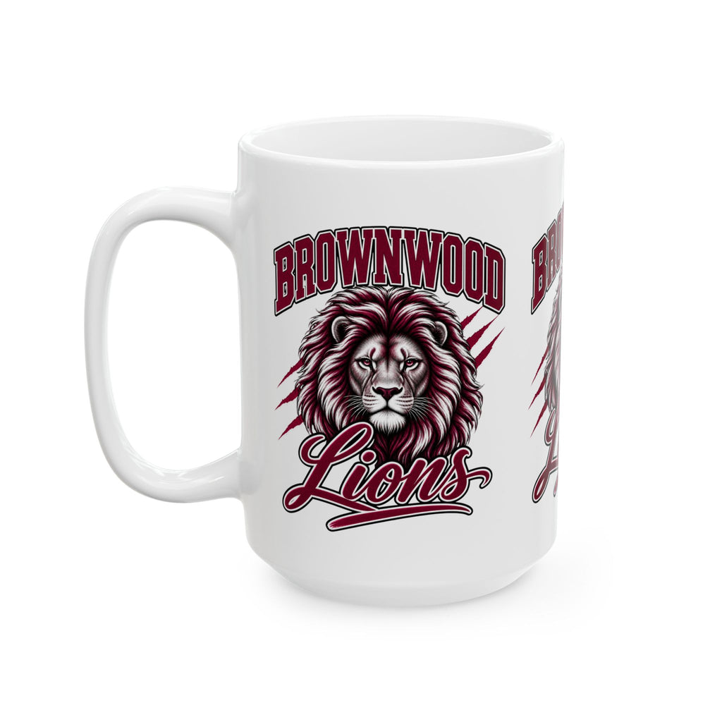 Brownwood Lions Ceramic Mug — Lion Mascot Coffee Cup (11oz & 15oz)