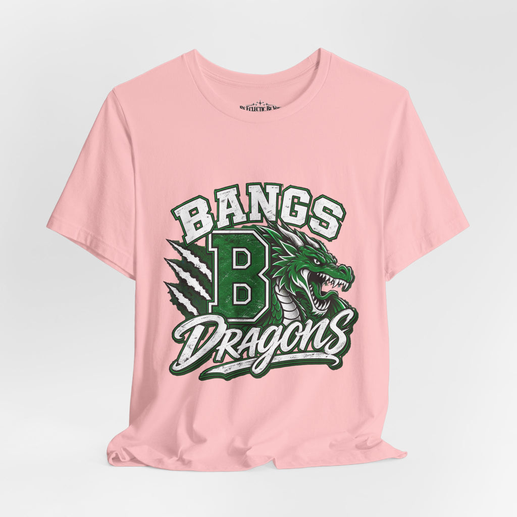Bangs Dragons Vintage Mascot Graphic T-Shirt