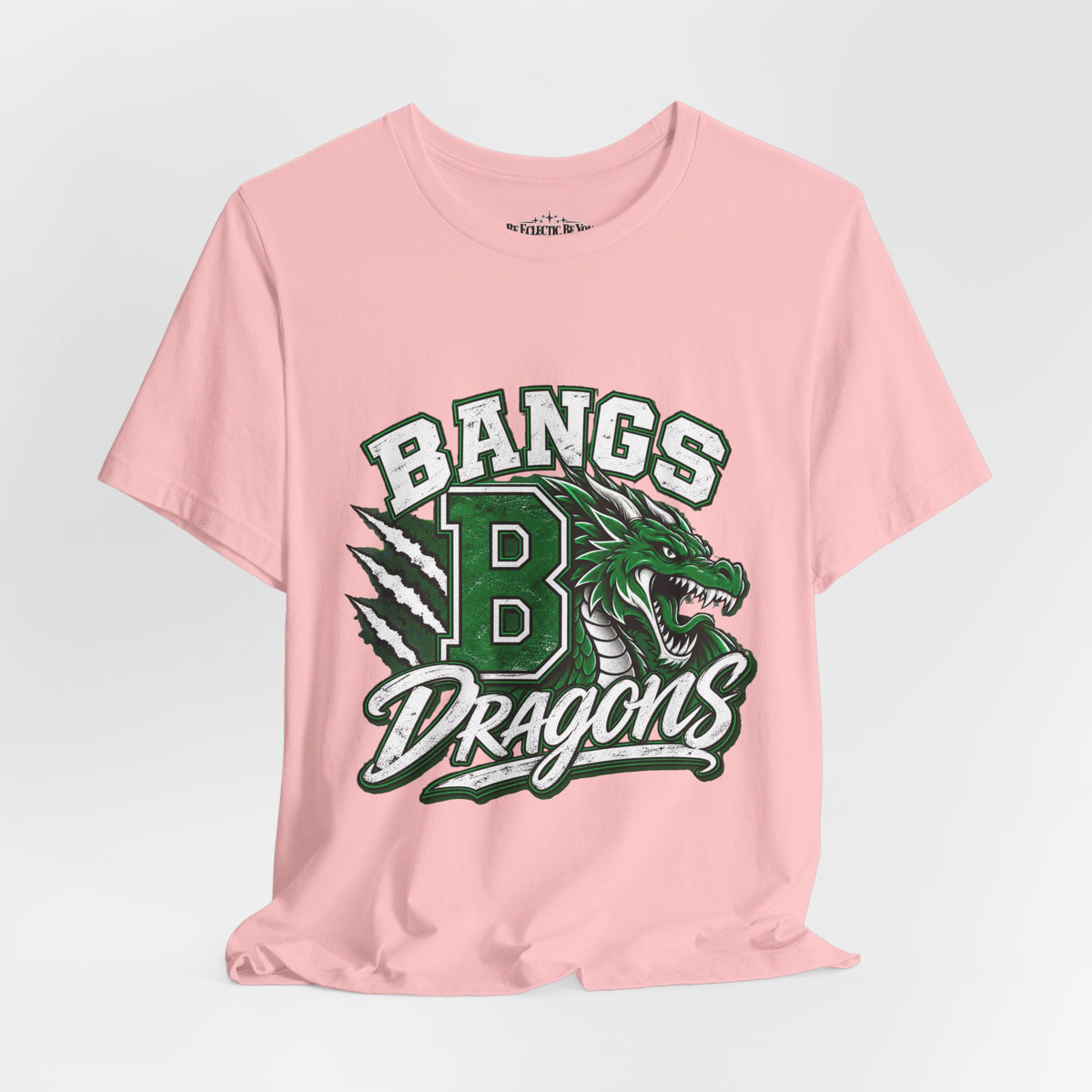 Bangs Dragons Vintage Mascot Graphic T-Shirt