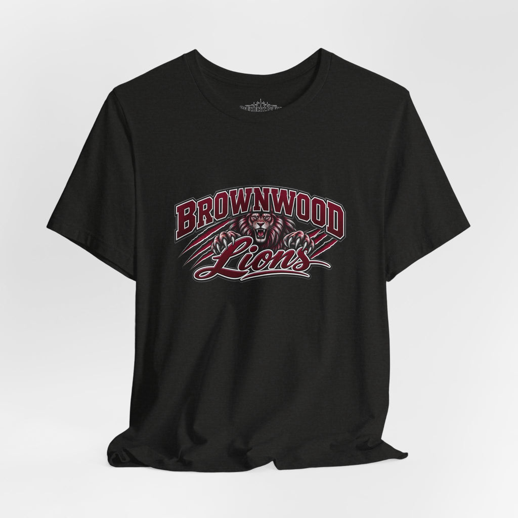 Brownwood Lions Vintage School Graphic T-Shirt