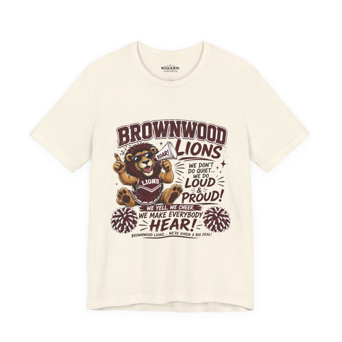 Brownwood Lions Team Spirit Cheer Jersey Tee