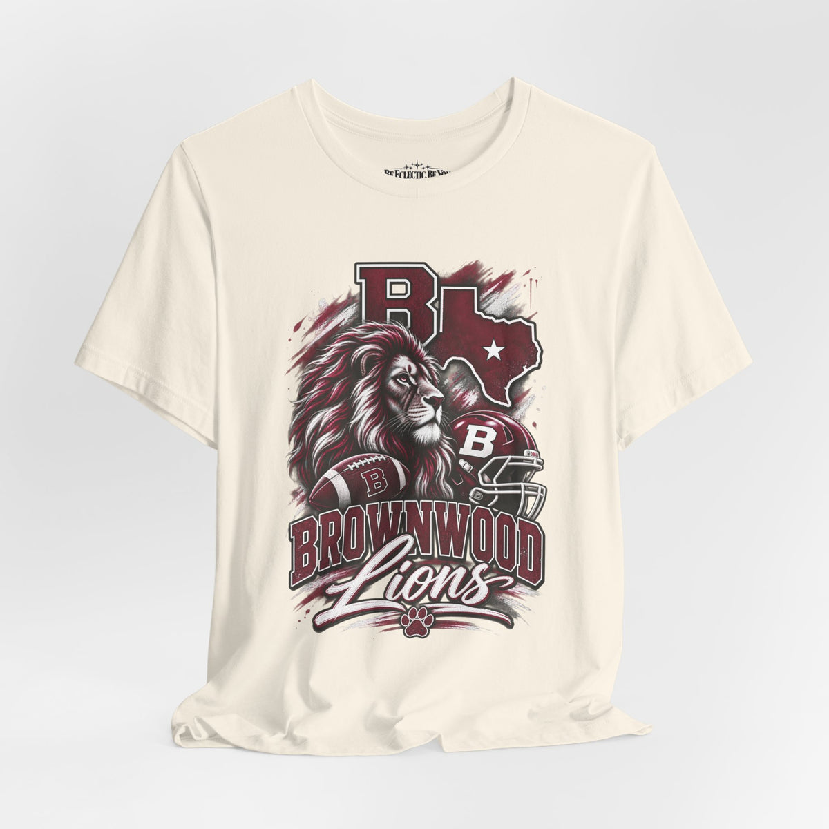 Brownwood Lions Mascot Graphic T-Shirt