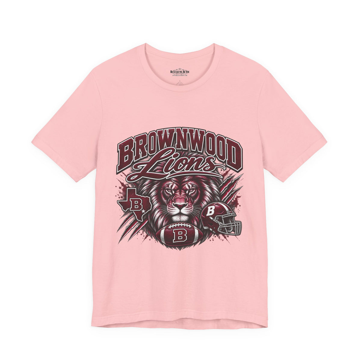 Brownwood Lions Mascot Jersey T-Shirt