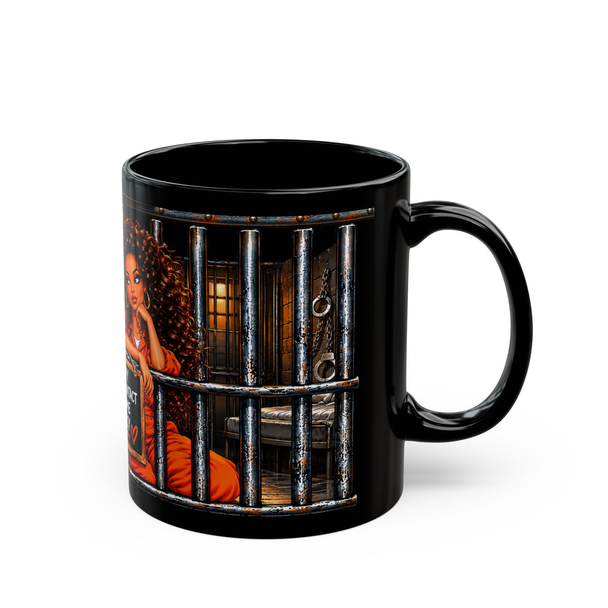 "Me and My Emergency Contact in the Same Emergency" Graphic Coffee Mug
