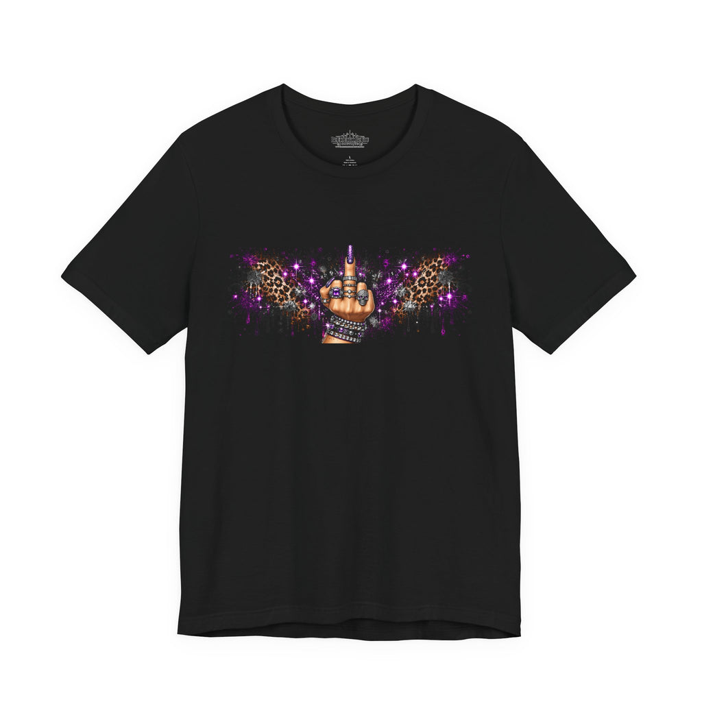 Rude Finger Graphic T-Shirt