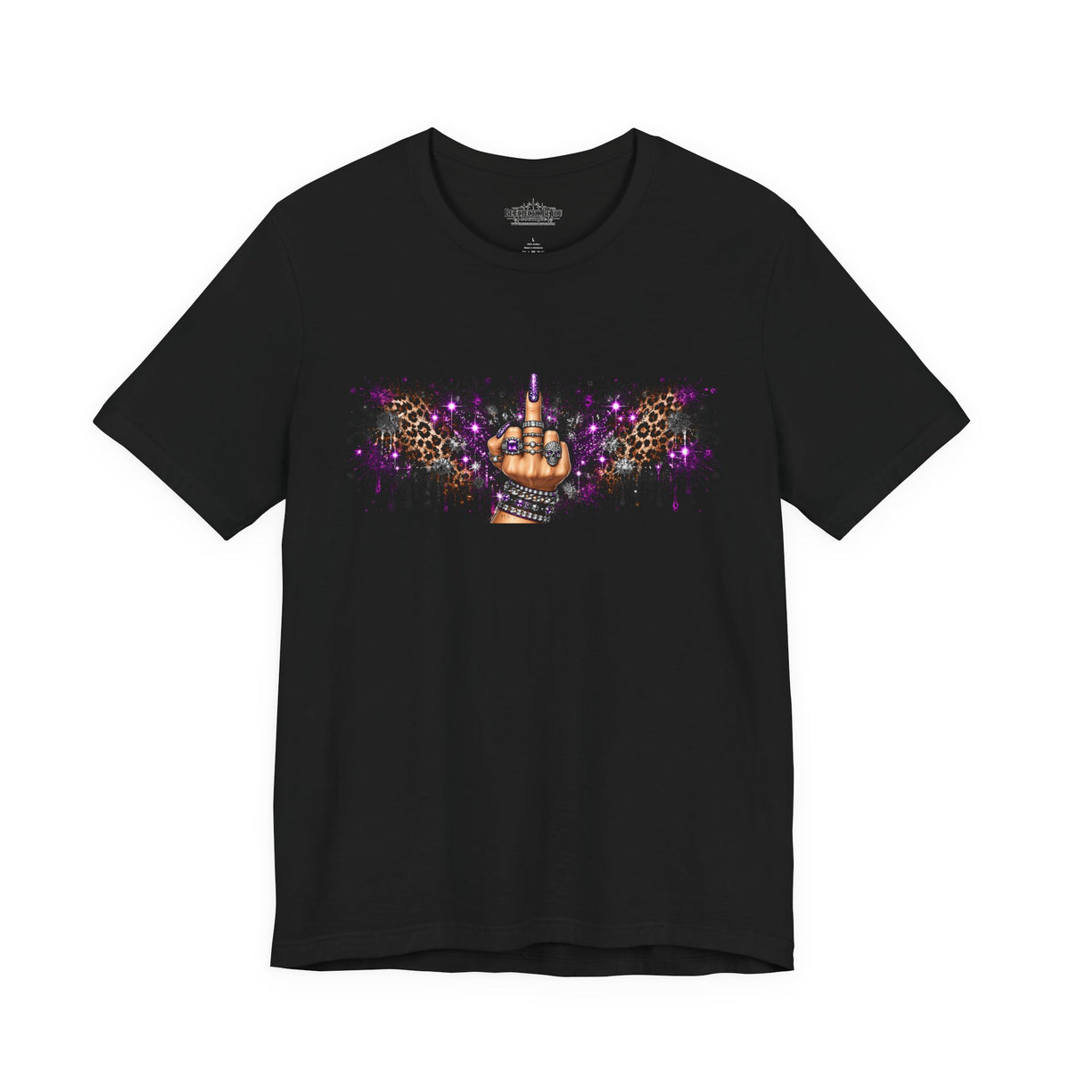 Rude Finger Graphic T-Shirt