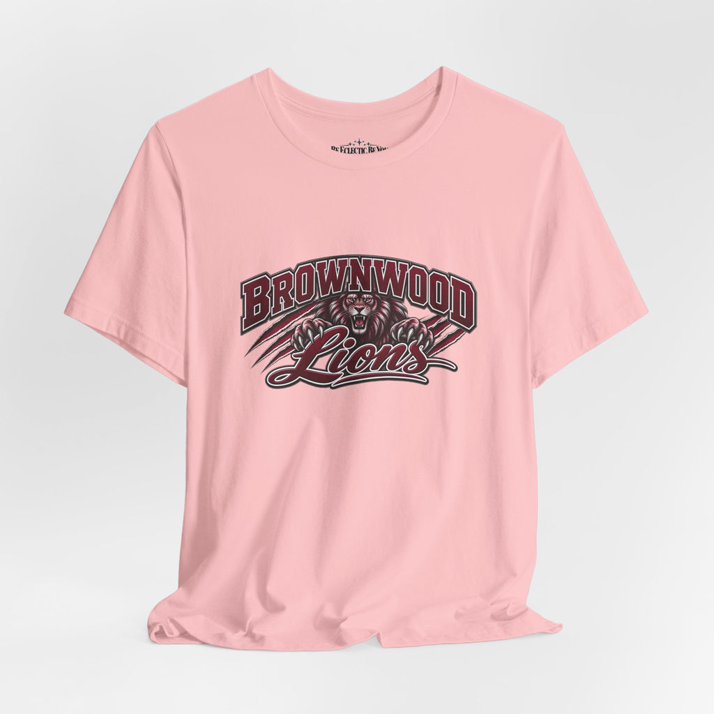 Brownwood Lions Vintage School Graphic T-Shirt