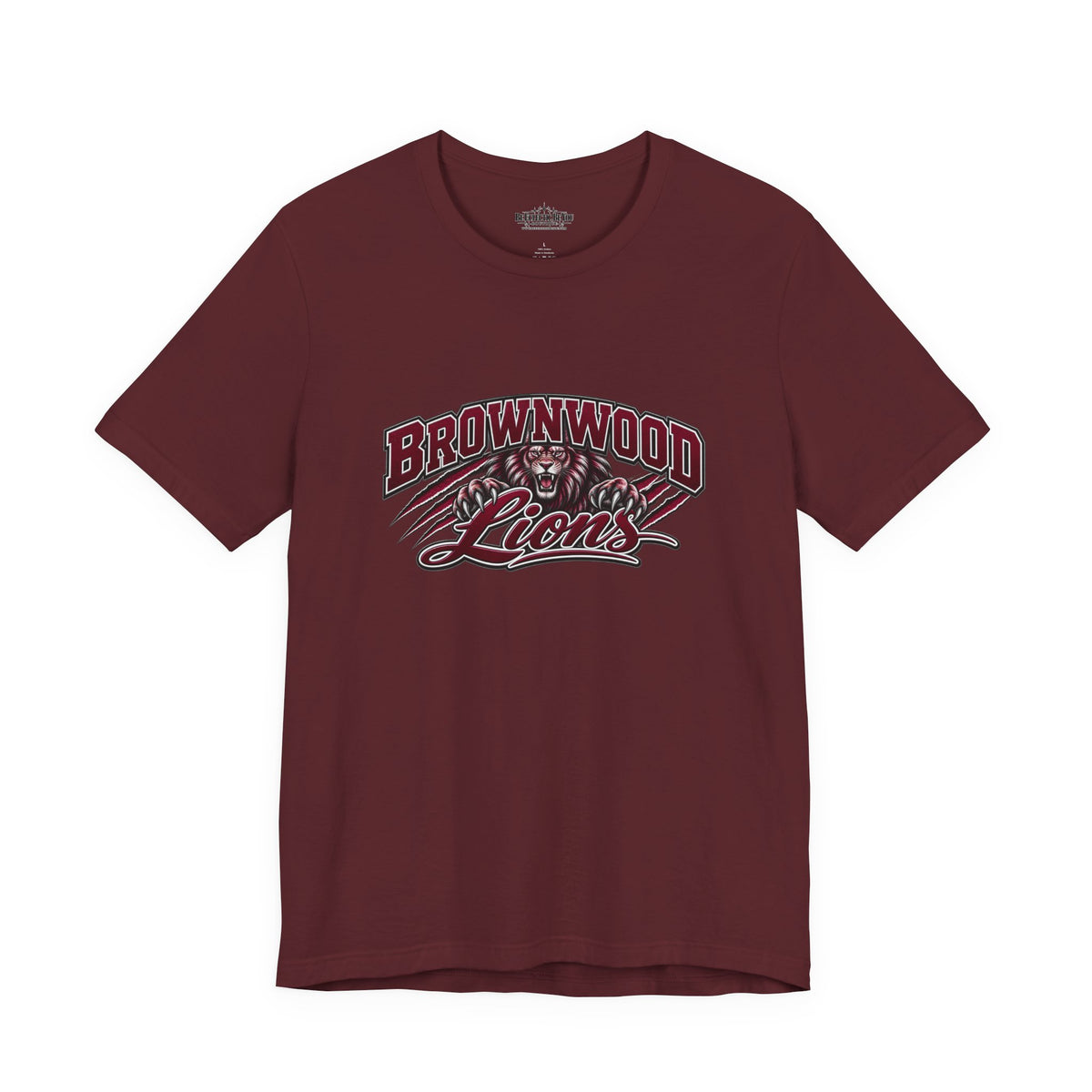Brownwood Lions Vintage School Graphic T-Shirt