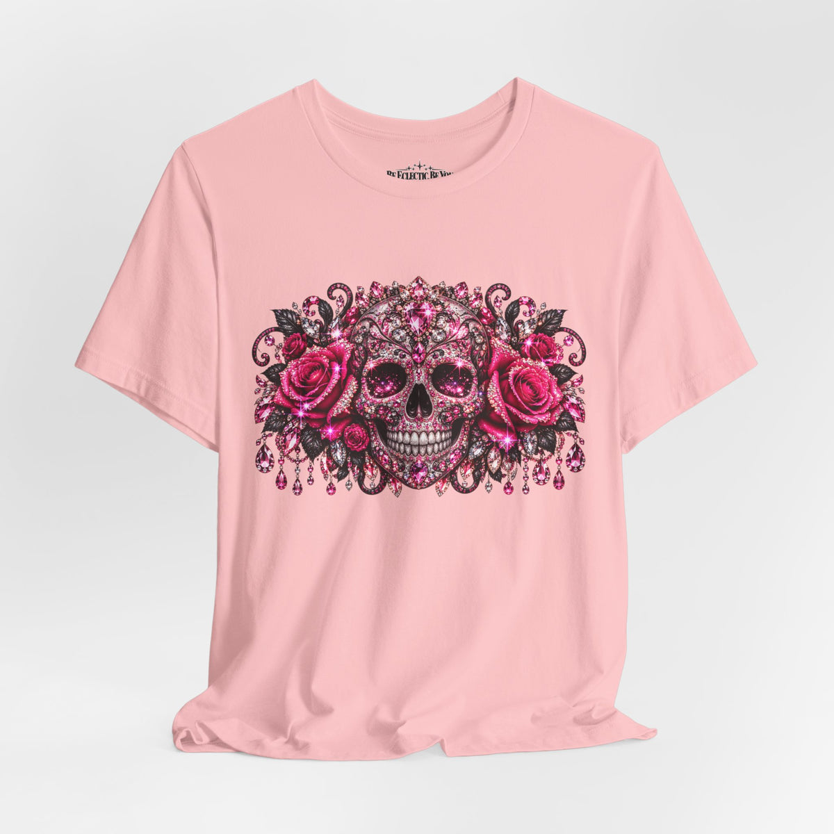Sugar Skull Roses Gothic T-Shirt