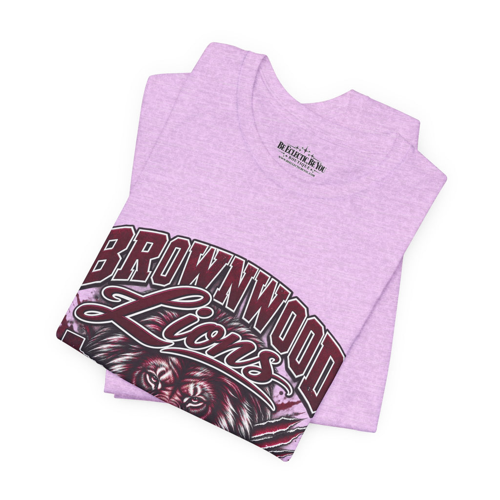 Brownwood Lions Mascot Jersey T-Shirt