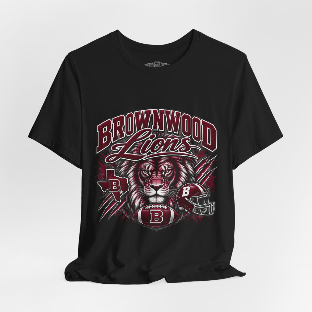 Brownwood Lions Mascot Jersey T-Shirt
