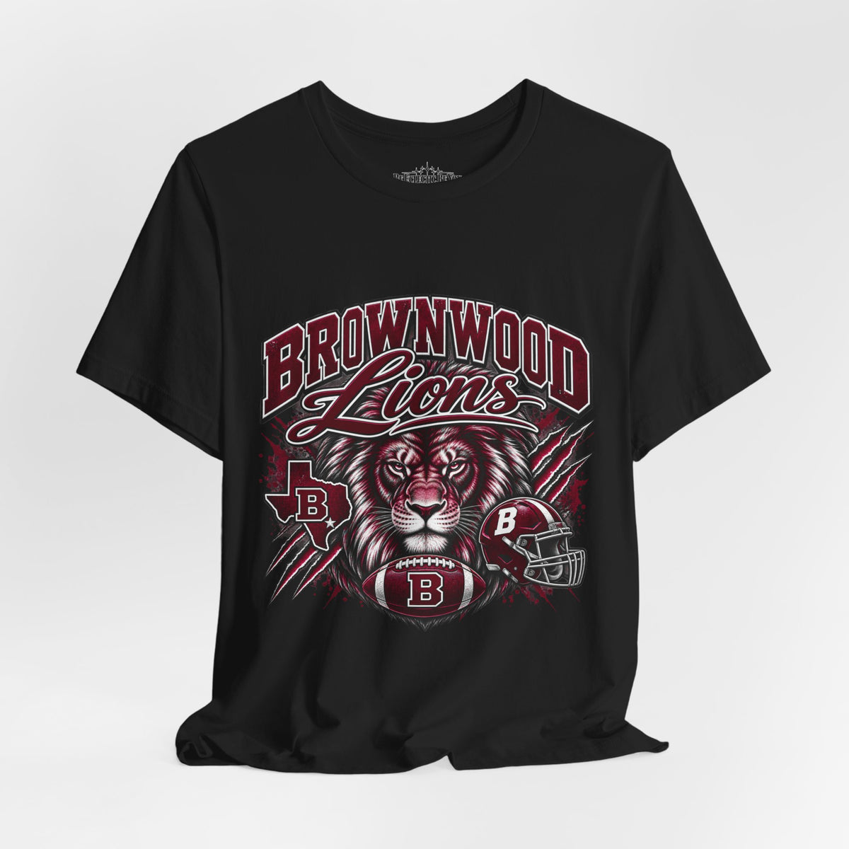 Brownwood Lions Mascot Jersey T-Shirt