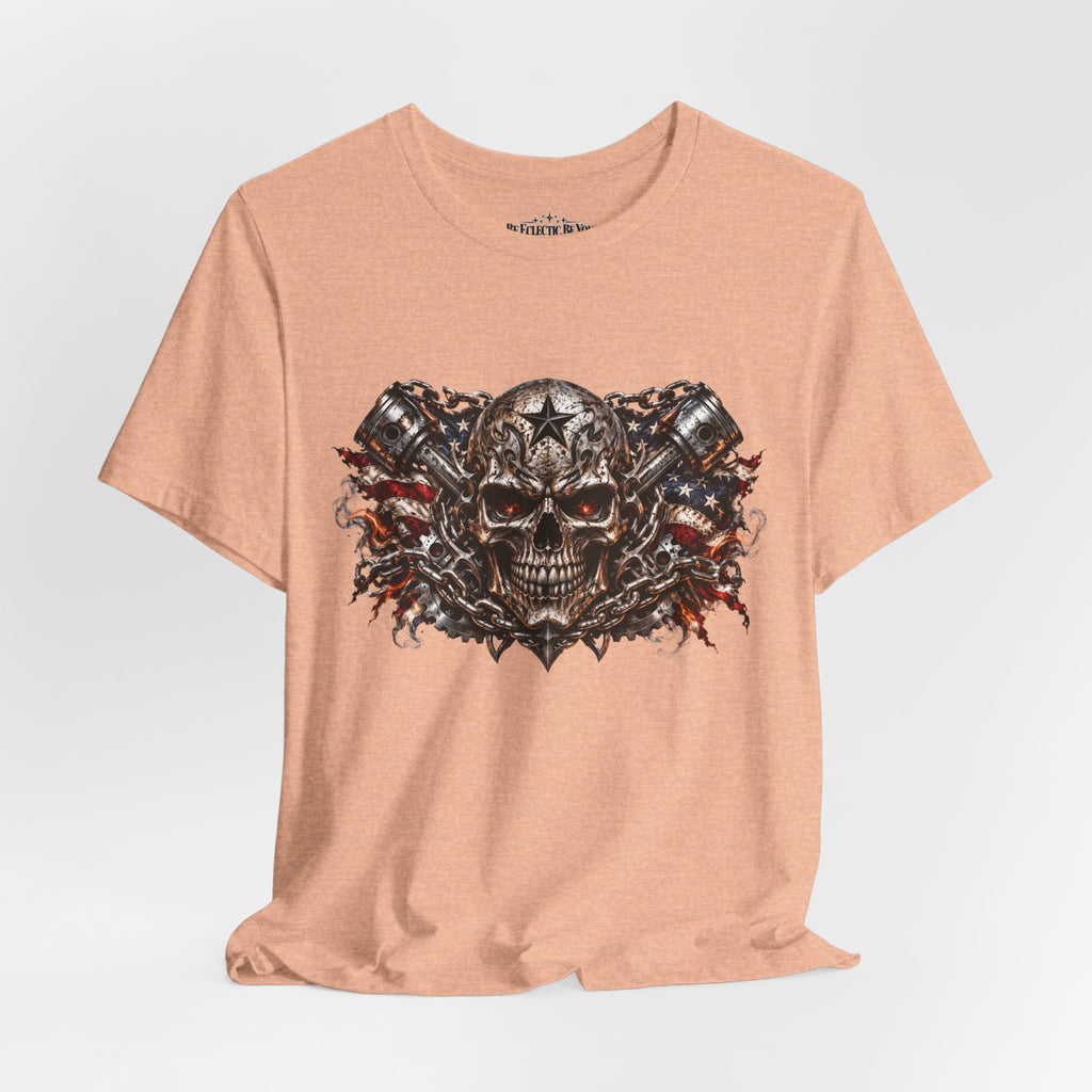 Skull and Chains Gothic Metal T-Shirt