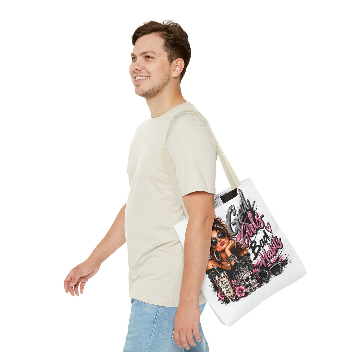 Good Girls Bad Habits Tote Bag — Fashionable Graphic Shopper