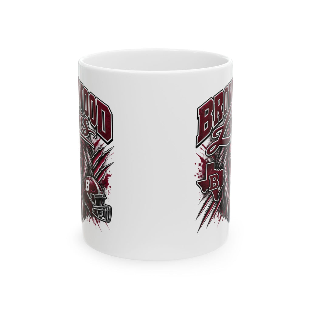 Brownwood Football Helmet Ceramic Mug (11oz, 15oz)