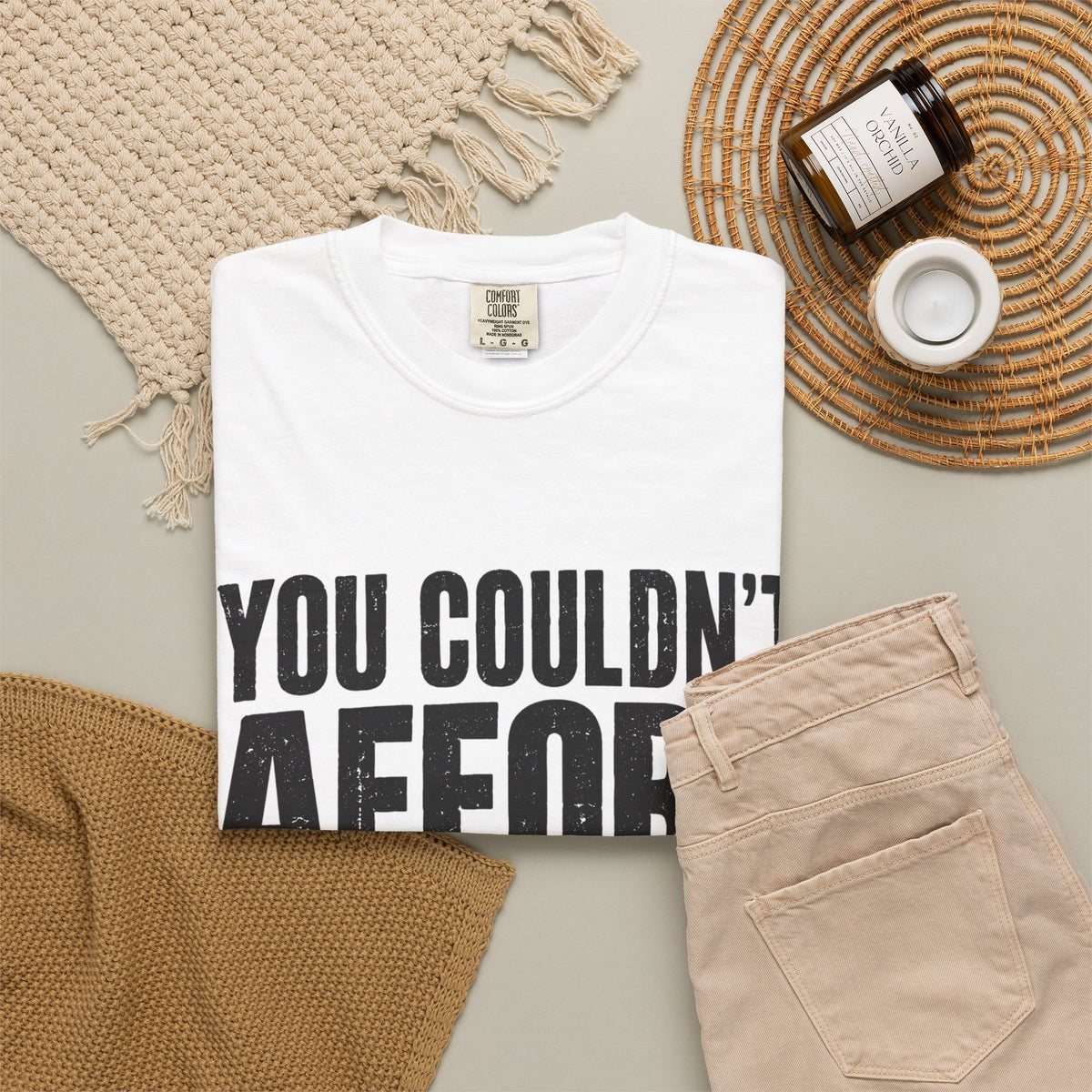 Funny 'You Couldn't Afford This Shirt' Graphic T-Shirt — Novelty Statement Tee