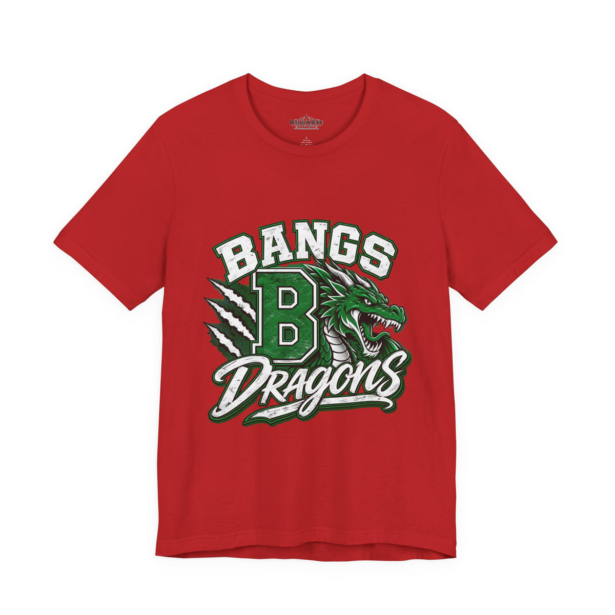 Bangs Dragons Vintage Mascot Graphic T-Shirt