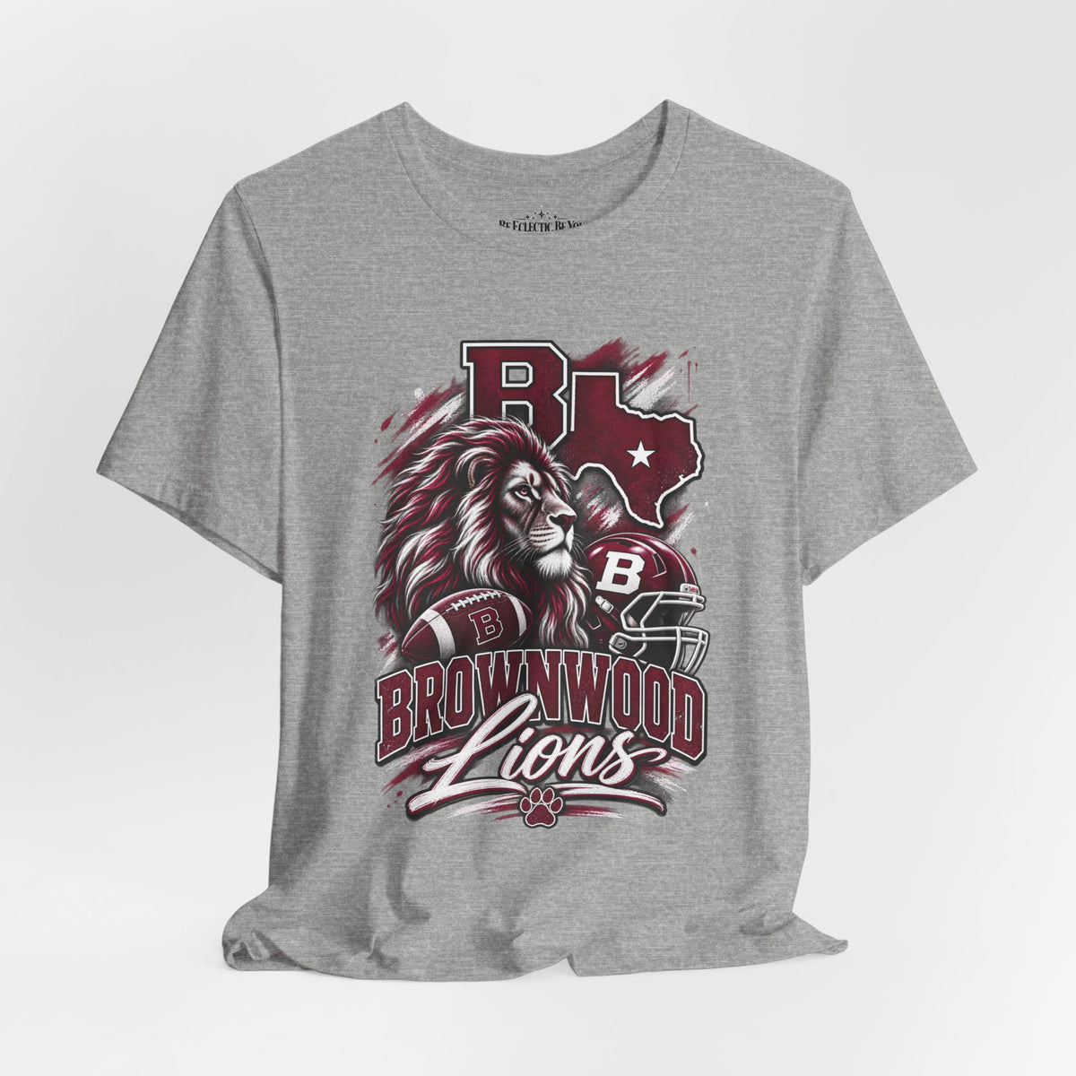 Brownwood Lions Mascot Graphic T-Shirt