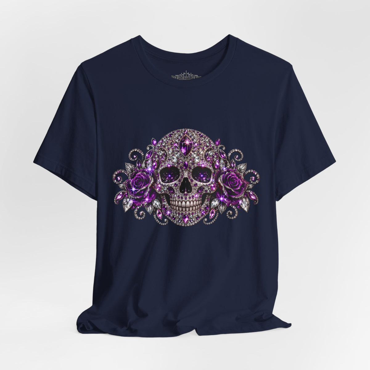 Gothic Purple Skull Tee