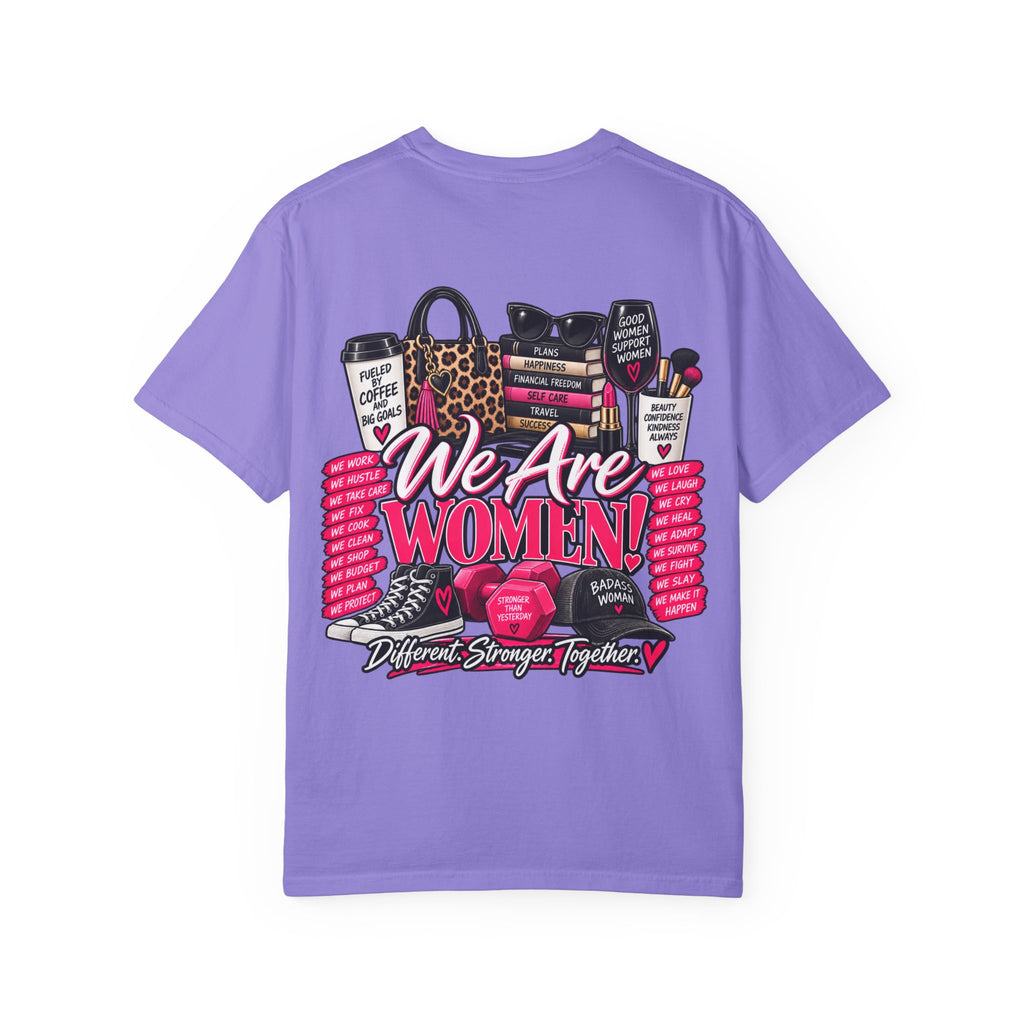 We Are Women Graphic T-Shirt — Empowerment Pink Fitness & Everyday Tee