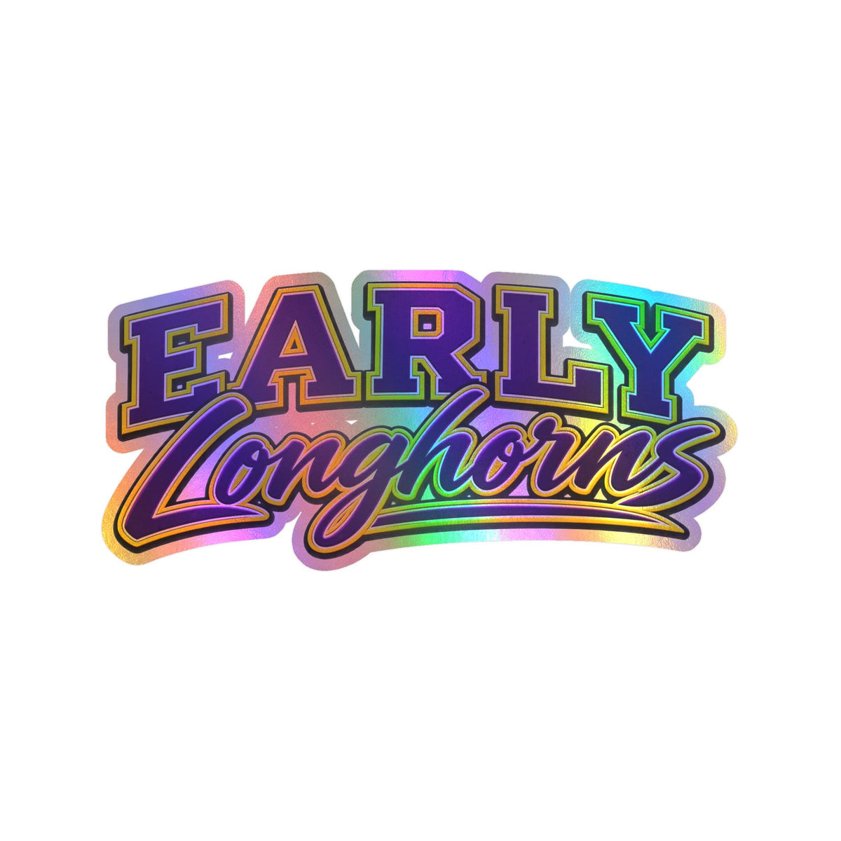 Early Longhorns School Spirit Sticker