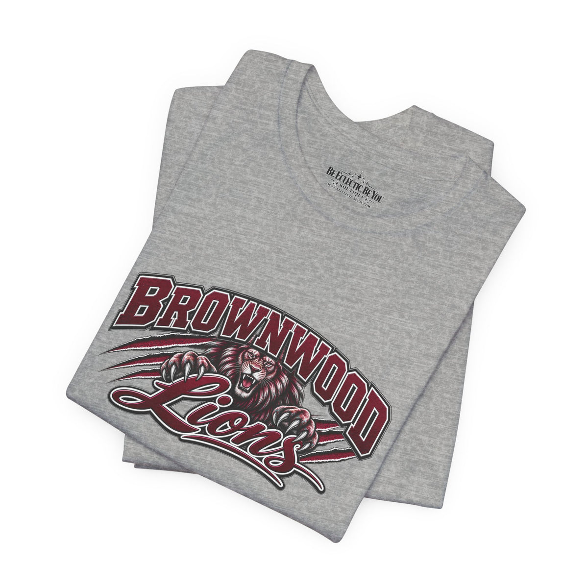 Brownwood Lions Vintage School Graphic T-Shirt