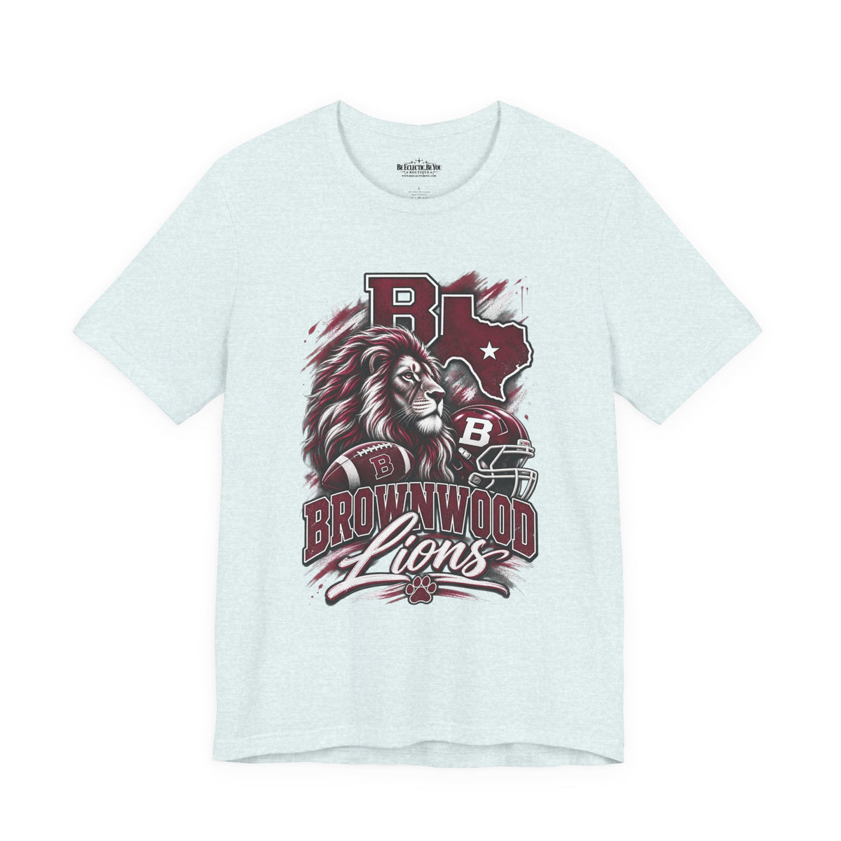 Brownwood Lions Mascot Graphic T-Shirt