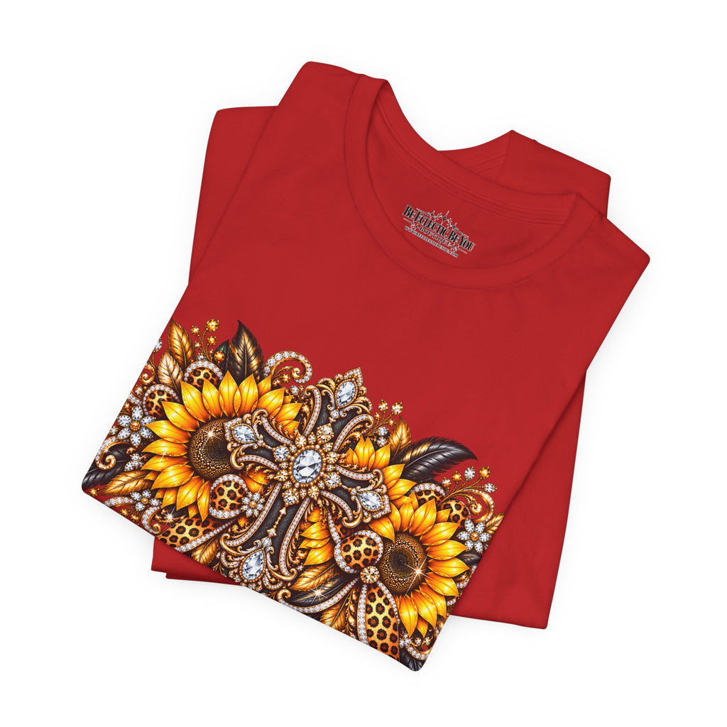 Ornate Sunflower Mandala Tee