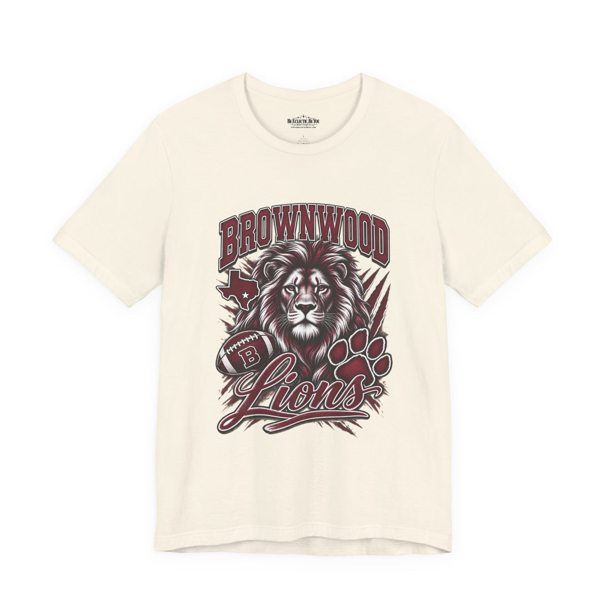 Brownwood Lions Vintage Lion Graphic T-Shirt