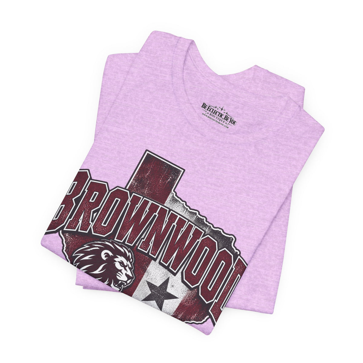 Brownwood Texas Lion Star Graphic T-Shirt