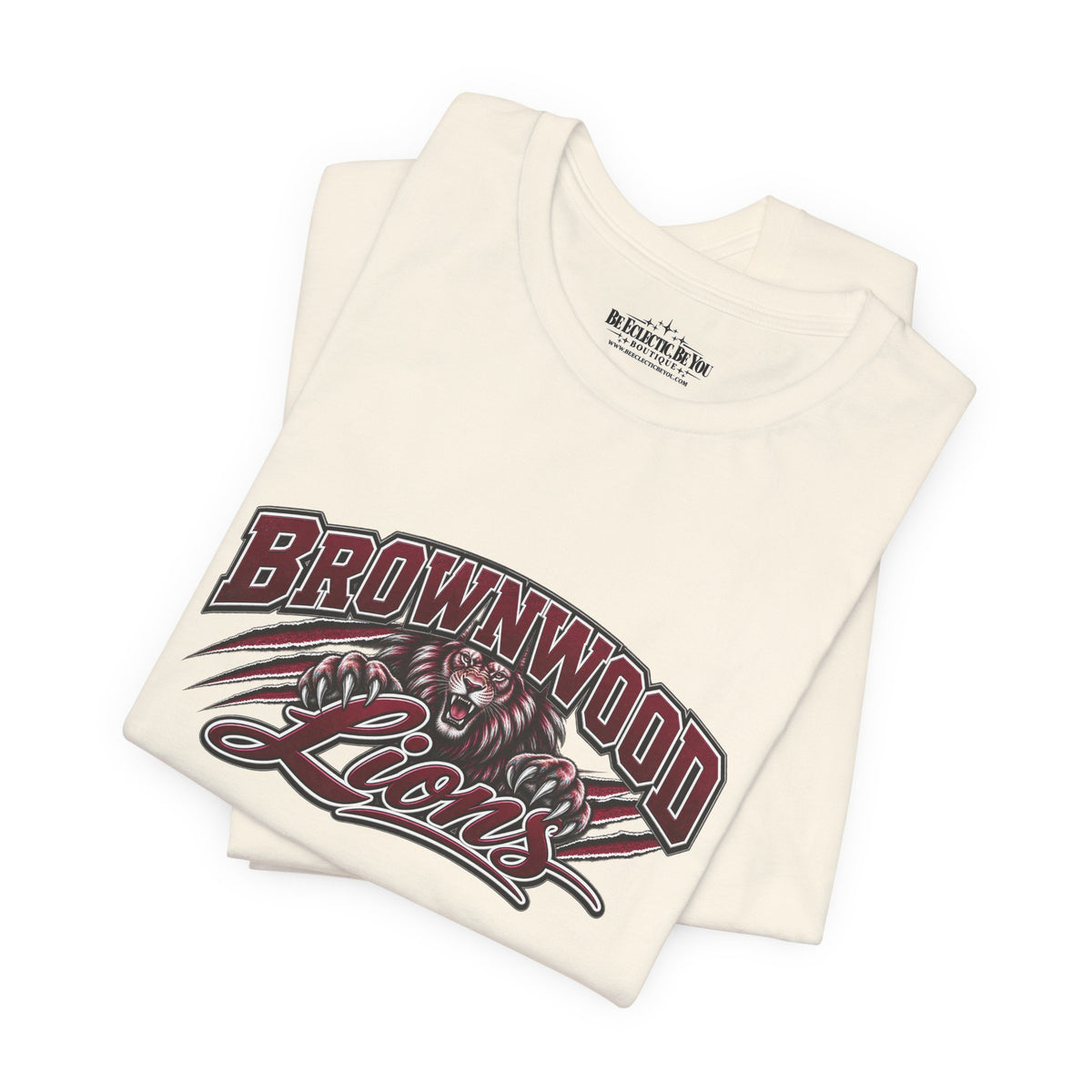 Brownwood Lions Vintage School Graphic T-Shirt