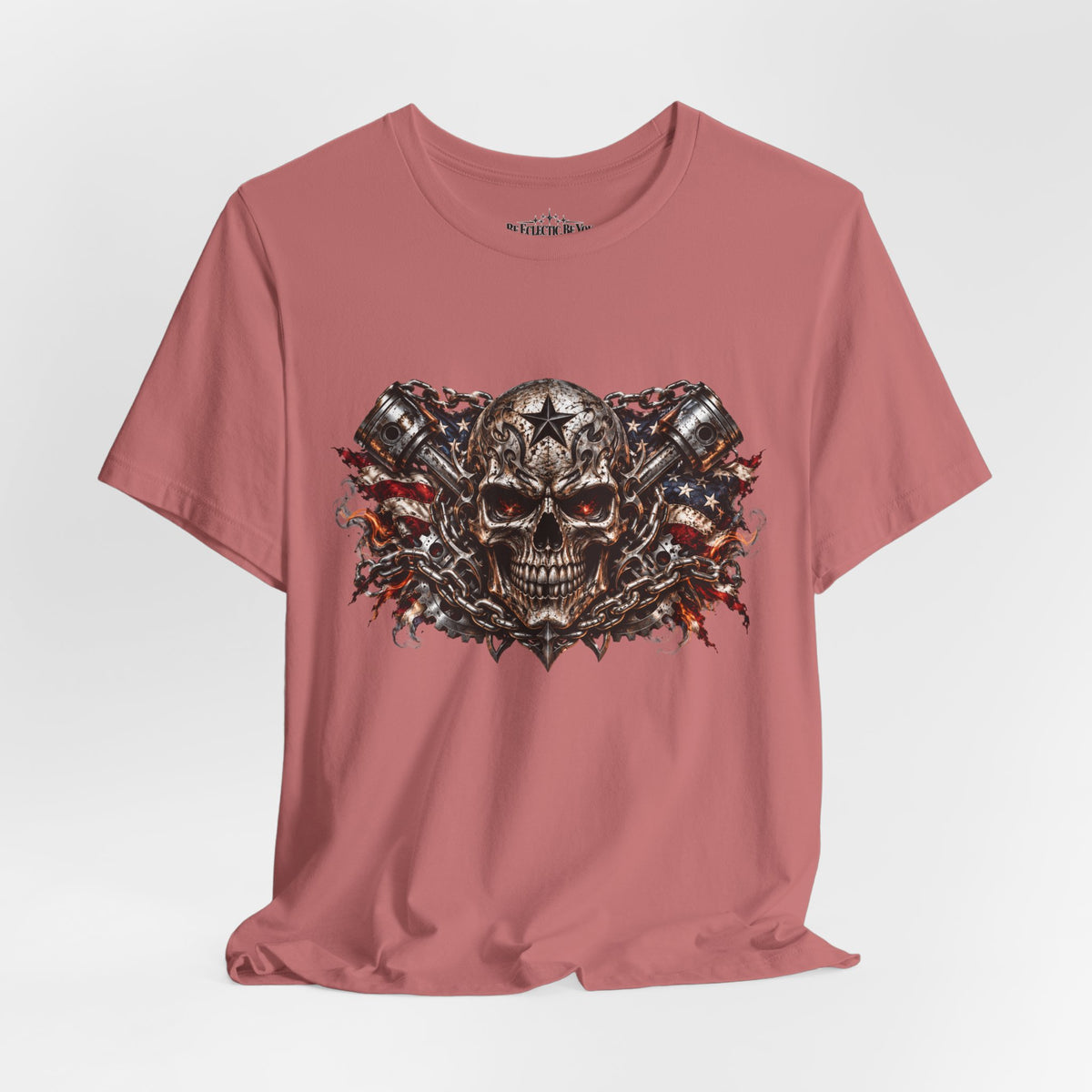 Skull and Chains Gothic Metal T-Shirt