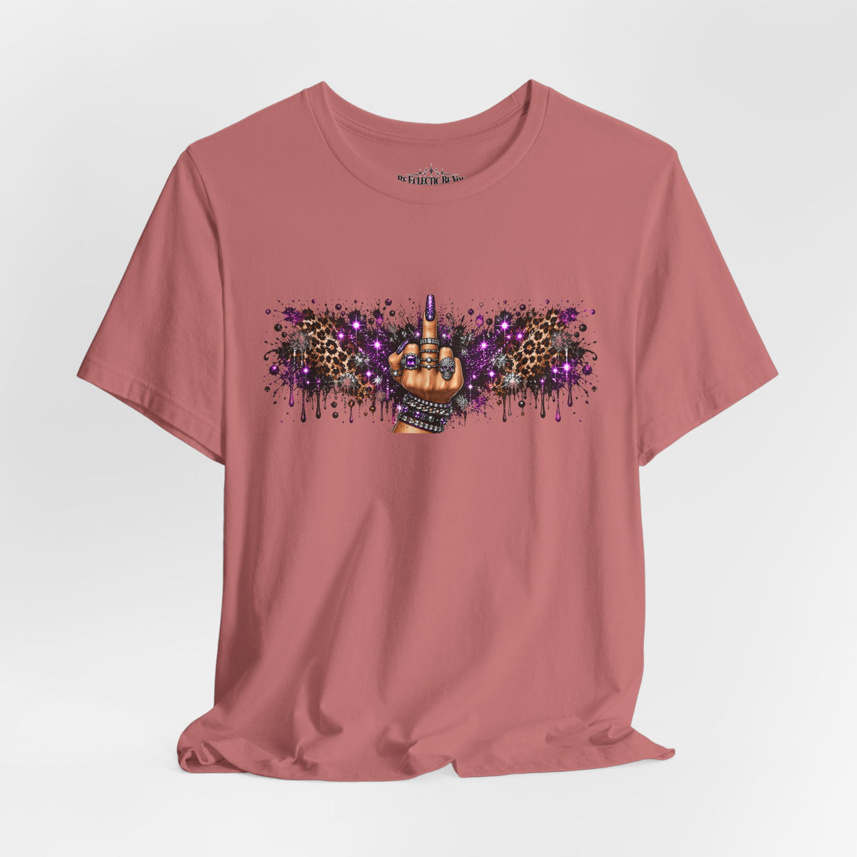 Rude Finger Graphic T-Shirt