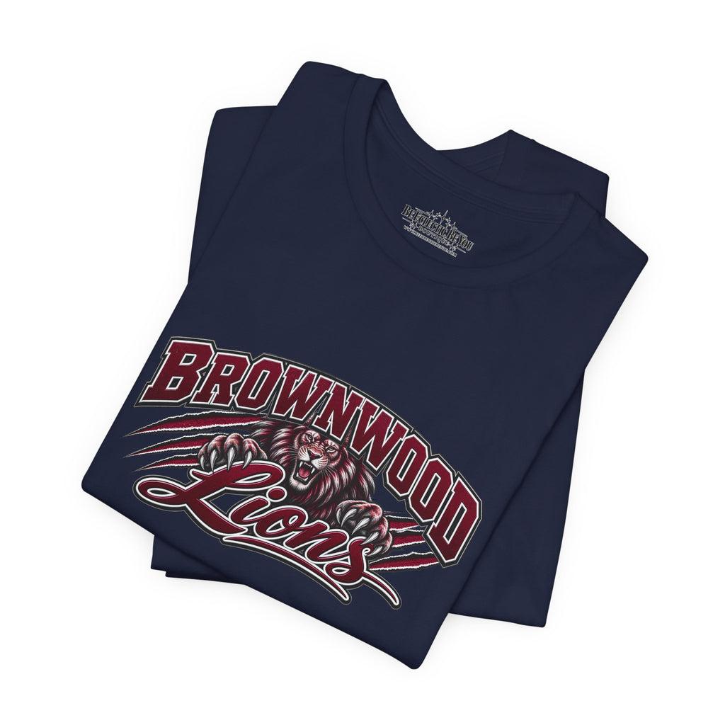 Brownwood Lions Vintage School Graphic T-Shirt