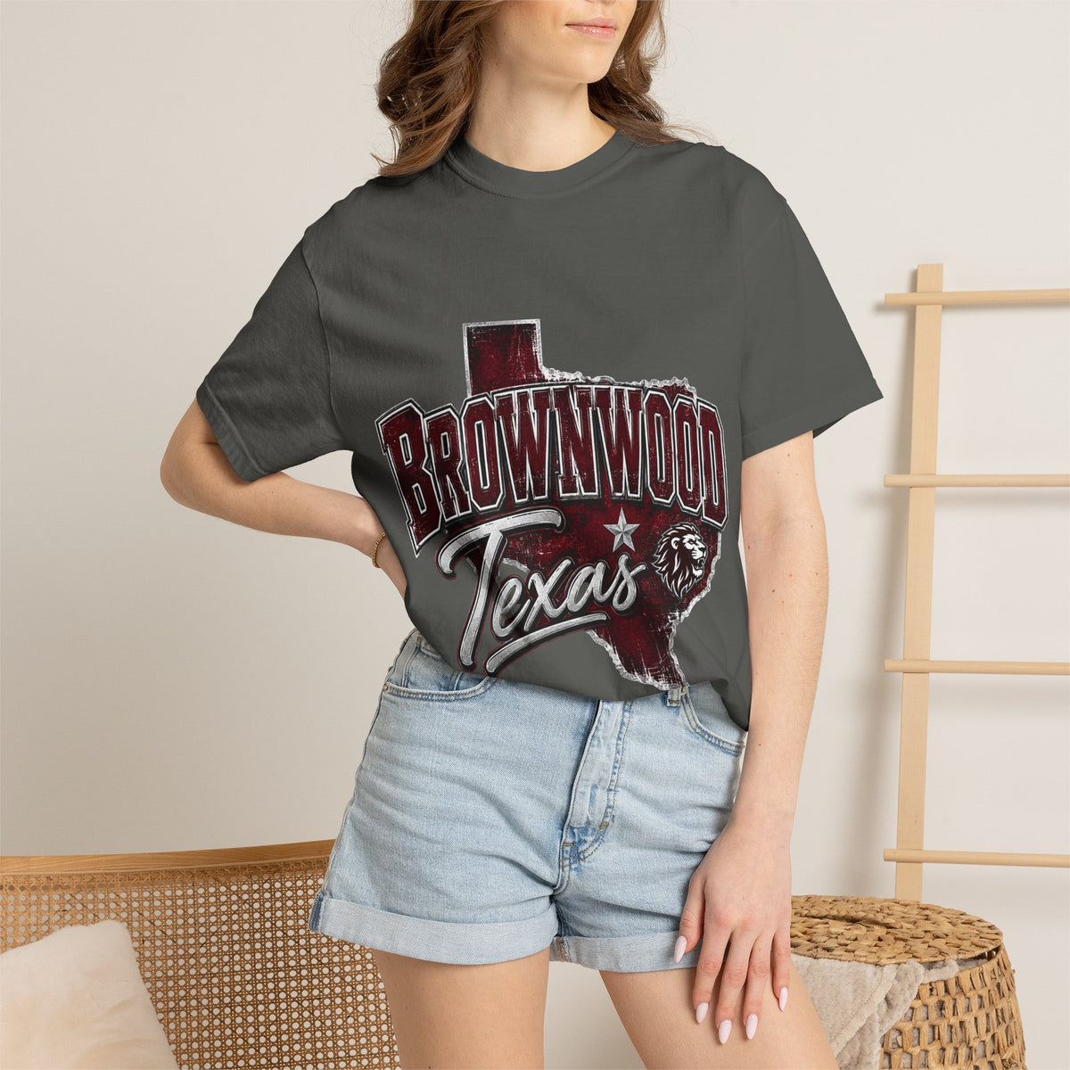 Brownwood Texas Unisex Garment-Dyed T-shirt