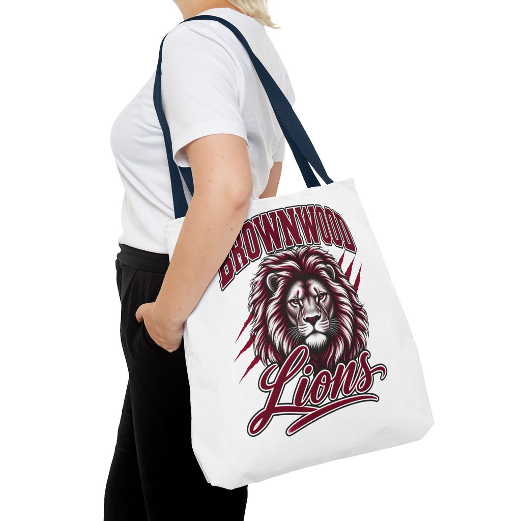 Brownwood Lions Tote Bag – School Mascot Lion Shopper