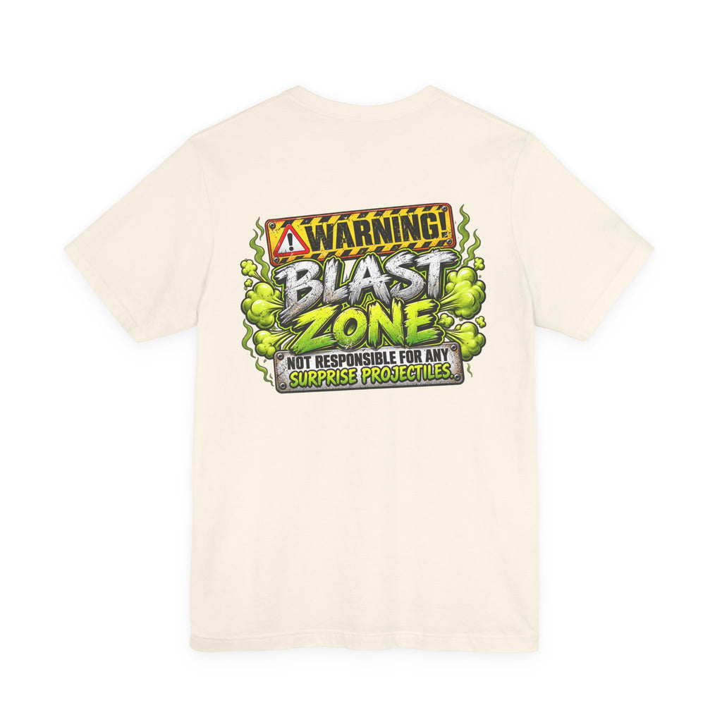 Blast Building Warning Zone Graphic Tee
