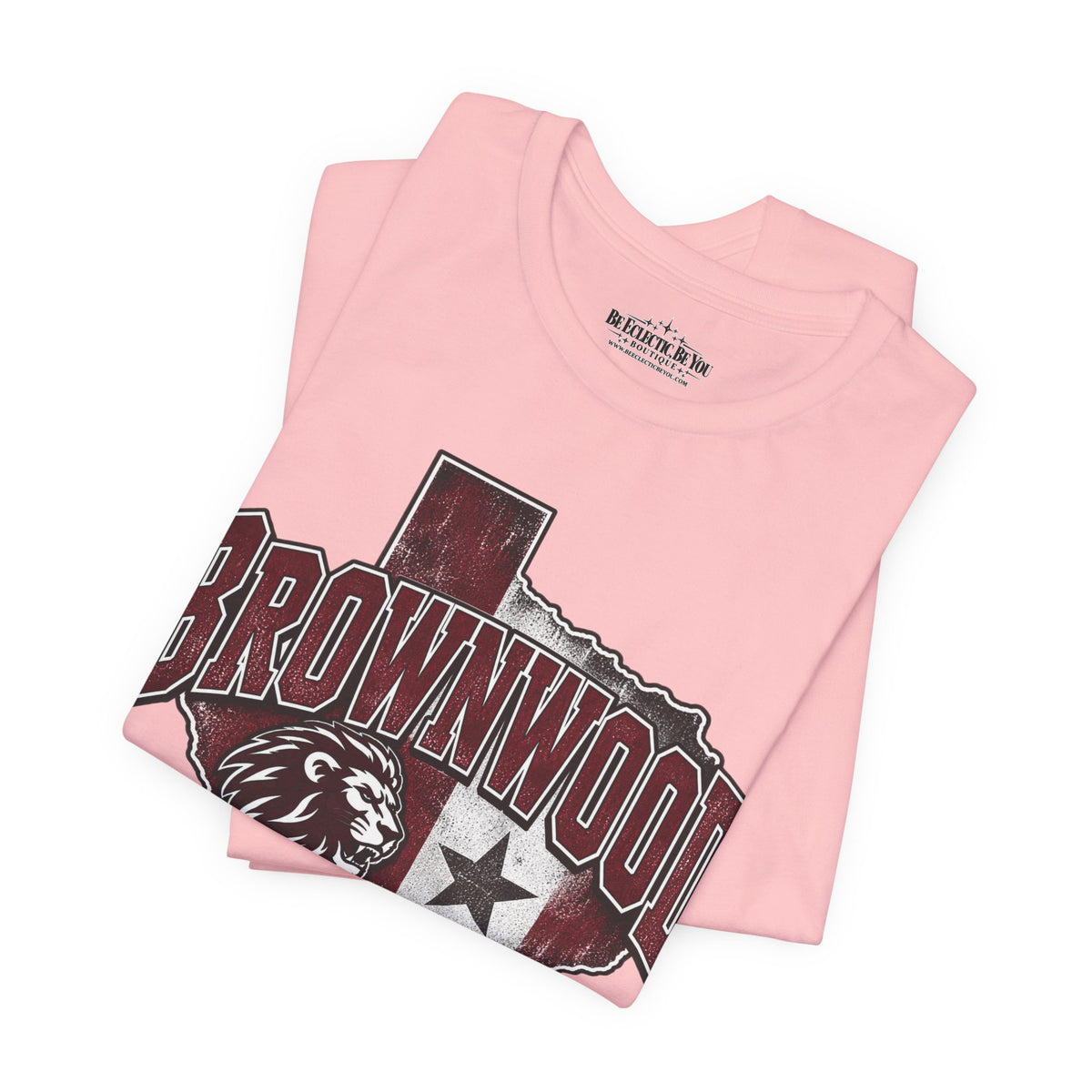 Brownwood Texas Lion Star Graphic T-Shirt