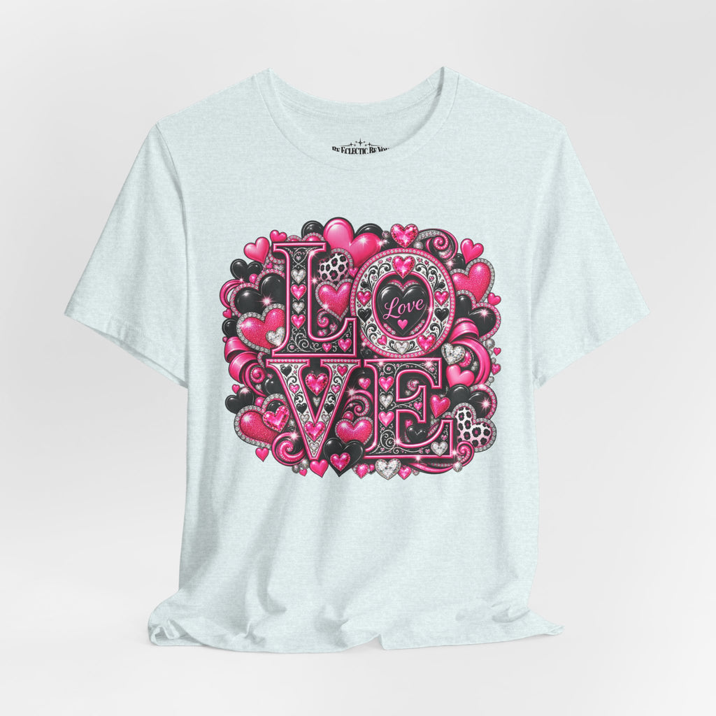 Love Heart Graphic T-Shirt – Romantic Valentine’s Day Tee