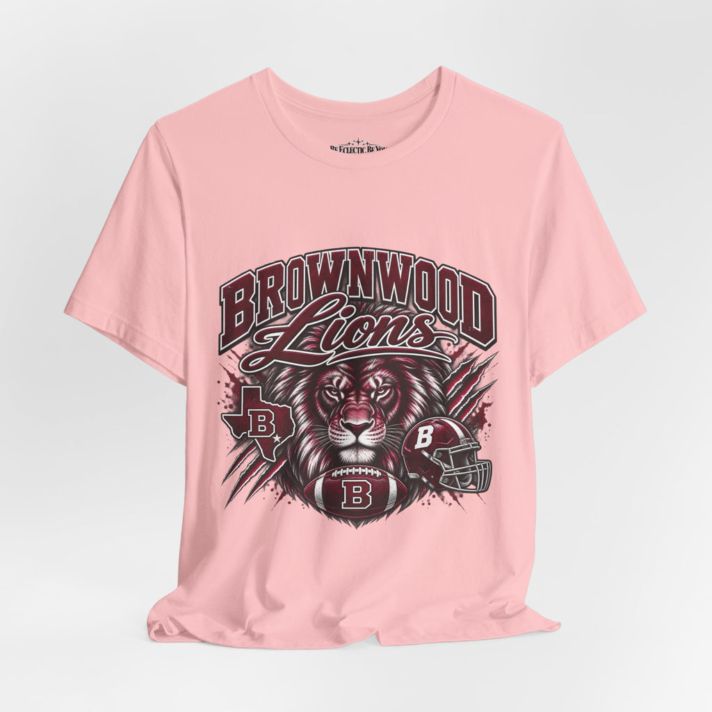 Brownwood Lions Mascot Jersey T-Shirt