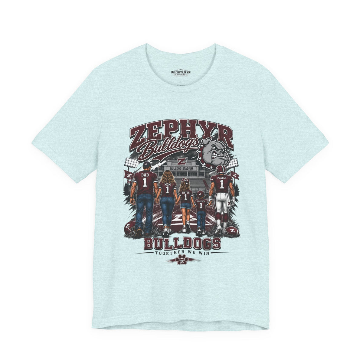 Zephyr Bulldogs Together We Rise Graphic T-Shirt