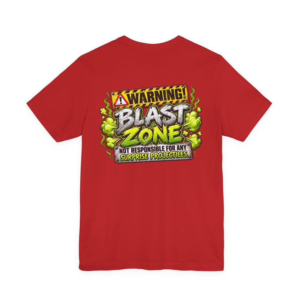 Blast Building Warning Zone Graphic Tee
